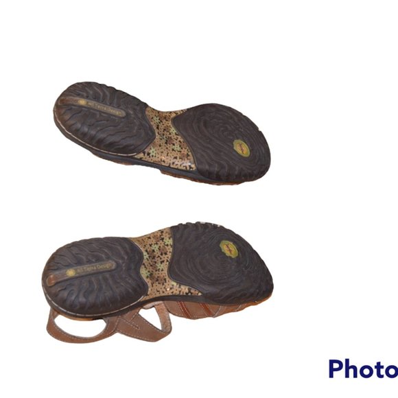 Jambu All Terra Design Leather Upper Sandals Women 8M Cherry - Picture 4 of 10